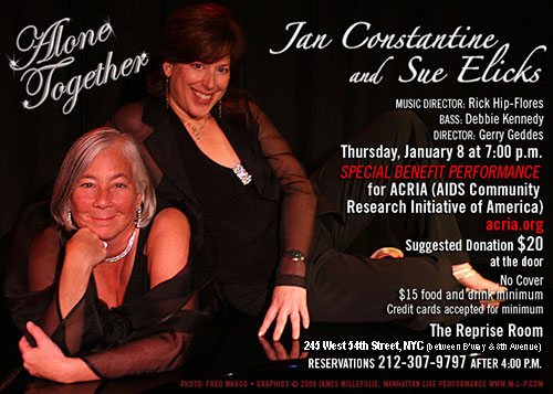 Jan Constantine and Sue Elicks